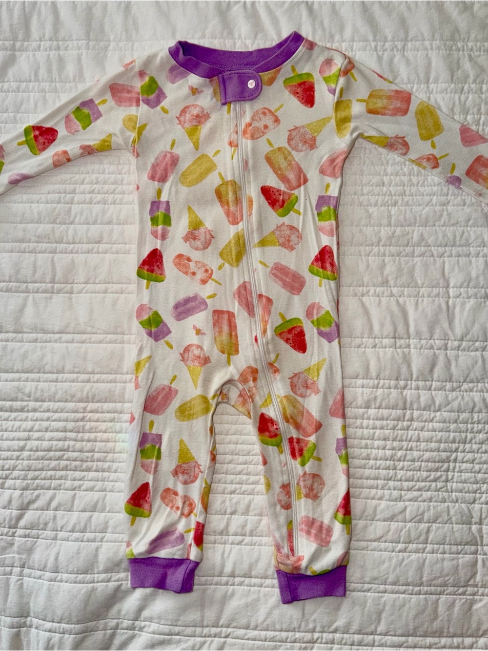 🍦 Burt’s Bees Baby Summer Treats Pajamas – 18M